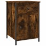 Nachttisch aus geräuchertem Eichensperrholz 40x42x60 cm von vidaXL, Nachttische - Ref: Foro24-825907, Preis: 44,24 €, Rabatt: %