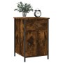 Nachttisch aus geräuchertem Eichensperrholz 40x42x60 cm von vidaXL, Nachttische - Ref: Foro24-825907, Preis: 44,24 €, Rabatt: %