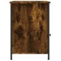 Mesita de noche madera contrachapada roble ahumado 40x42x60 cm de vidaXL, Mesitas de noche - Ref: Foro24-825907, Precio: 43,6...