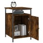 Nachttisch aus geräuchertem Eichensperrholz, 40 x 42 x 60 cm von vidaXL, Nachttische - Ref: Foro24-825867, Preis: 40,00 €, Ra...