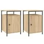 Nachttische 2 Stück eichenfarbenes Sperrholz 40x42x60cm von vidaXL, Nachttische - Ref: Foro24-825866, Preis: 69,76 €, Rabatt: %
