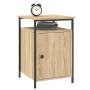 Nachttische 2 Stück eichenfarbenes Sperrholz 40x42x60cm von vidaXL, Nachttische - Ref: Foro24-825866, Preis: 70,62 €, Rabatt: %