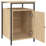 Nachttische 2 Stück eichenfarbenes Sperrholz 40x42x60cm von vidaXL, Nachttische - Ref: Foro24-825866, Preis: 70,62 €, Rabatt: %