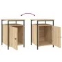 Nachttische 2 Stück eichenfarbenes Sperrholz 40x42x60cm von vidaXL, Nachttische - Ref: Foro24-825866, Preis: 69,76 €, Rabatt: %