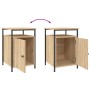 Nachttische 2 Stück eichenfarbenes Sperrholz 40x42x60cm von vidaXL, Nachttische - Ref: Foro24-825866, Preis: 70,62 €, Rabatt: %