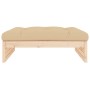 Gartenhocker aus massivem Kiefernholz 120x80 cm von vidaXL, Modulare Sofas für den Außenbereich - Ref: Foro24-825765, Preis: ...