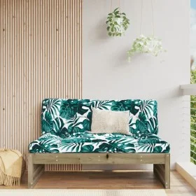 Impregnated pine wood central sofa 120x80 cm by vidaXL, Modular outdoor sofas - Ref: Foro24-825764, Price: 142,62 €, Discount: %