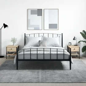 Mesitas noche 2 uds madera ingeniería roble Sonoma 40x42x45 cm de vidaXL, Mesitas de noche - Ref: Foro24-825956, Precio: 86,0...