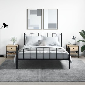 Nachttische, 2 Stück, Holzwerkstoff, Sonoma-Eiche, 40 x 42 x 45 cm von vidaXL, Nachttische - Ref: Foro24-825956, Preis: 87,13...