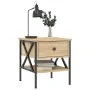 Nachttische, 2 Stück, Holzwerkstoff, Sonoma-Eiche, 40 x 42 x 45 cm von vidaXL, Nachttische - Ref: Foro24-825956, Preis: 86,03...
