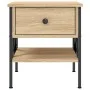 Nachttische, 2 Stück, Holzwerkstoff, Sonoma-Eiche, 40 x 42 x 45 cm von vidaXL, Nachttische - Ref: Foro24-825956, Preis: 86,03...