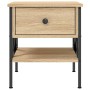 Nachttische, 2 Stück, Holzwerkstoff, Sonoma-Eiche, 40 x 42 x 45 cm von vidaXL, Nachttische - Ref: Foro24-825956, Preis: 87,13...