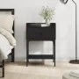 Mesita de noche madera de ingeniería negro 40,5x31x60 cm de vidaXL, Mesitas de noche - Ref: Foro24-825893, Precio: 45,98 €, D...