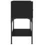Mesita de noche madera de ingeniería negro 40,5x31x60 cm de vidaXL, Mesitas de noche - Ref: Foro24-825893, Precio: 45,98 €, D...
