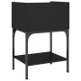 Black engineered wood nightstand 40.5x31x60 cm by vidaXL, Nightstands - Ref: Foro24-825893, Price: 46,73 €, Discount: %