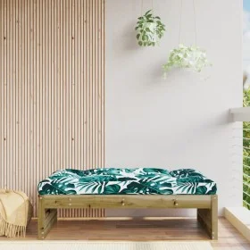Garden stool made of impregnated pine wood 120x80 cm by vidaXL, Modular outdoor sofas - Ref: Foro24-825771, Price: 118,39 €, ...