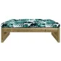 Garden stool made of impregnated pine wood 120x80 cm by vidaXL, Modular outdoor sofas - Ref: Foro24-825771, Price: 118,39 €, ...