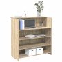 Mostrador de recepción Roble Sonoma 100x50x103,5 cm Madera de ingeniería en Escritorios | Comprar online en Foro24