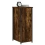 Mesita de noche madera de ingeniería roble ahumado 32x42x80 cm de vidaXL, Mesitas de noche - Ref: Foro24-825967, Precio: 58,7...