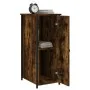 Mesita de noche madera de ingeniería roble ahumado 32x42x80 cm de vidaXL, Mesitas de noche - Ref: Foro24-825967, Precio: 58,7...
