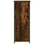 Mesita de noche madera de ingeniería roble ahumado 32x42x80 cm de vidaXL, Mesitas de noche - Ref: Foro24-825967, Precio: 58,7...