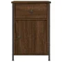 Mesita de noche madera contrachapada marrón roble 40x42x60 cm de vidaXL, Mesitas de noche - Ref: Foro24-825911, Precio: 46,89...