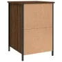 Mesita de noche madera contrachapada marrón roble 40x42x60 cm de vidaXL, Mesitas de noche - Ref: Foro24-825911, Precio: 46,89...