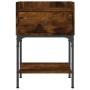 Nachttisch, 2 Stück, Holzwerkstoff, geräucherte Eiche, 40,5 x 31 x 60 cm von vidaXL, Nachttische - Ref: Foro24-825898, Preis:...