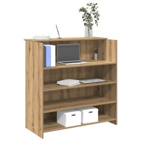 Mostrador de recepción roble artisian 100x50x103,5 cm Mostrador de recepción roble artisian 100x50x103,5 cm