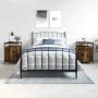 Mesitas noche 2 uds madera contrachapada roble humo 40x42x60 cm de vidaXL, Mesitas de noche - Ref: Foro24-825868, Precio: 49,...