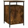 Mesitas noche 2 uds madera contrachapada roble humo 40x42x60 cm de vidaXL, Mesitas de noche - Ref: Foro24-825868, Precio: 49,...