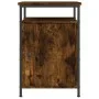 Mesitas noche 2 uds madera contrachapada roble humo 40x42x60 cm de vidaXL, Mesitas de noche - Ref: Foro24-825868, Precio: 49,...