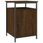Oak brown plywood bedside table 40x42x60 cm by vidaXL, Nightstands - Ref: Foro24-825871, Price: 40,52 €, Discount: %