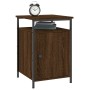 Nachttisch aus braunem Eichensperrholz, 40 x 42 x 60 cm von vidaXL, Nachttische - Ref: Foro24-825871, Preis: 40,98 €, Rabatt: %
