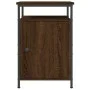 Oak brown plywood bedside table 40x42x60 cm by vidaXL, Nightstands - Ref: Foro24-825871, Price: 40,52 €, Discount: %