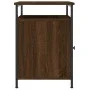 Oak brown plywood bedside table 40x42x60 cm by vidaXL, Nightstands - Ref: Foro24-825871, Price: 40,52 €, Discount: %