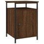 Nachttische 2 Stück braunes Eichensperrholz 40x42x60 cm von vidaXL, Nachttische - Ref: Foro24-825872, Preis: 49,21 €, Rabatt: %