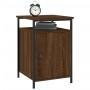Bedside tables 2 pcs brown oak plywood 40x42x60 cm by vidaXL, Nightstands - Ref: Foro24-825872, Price: 49,21 €, Discount: %