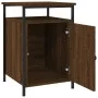 Bedside tables 2 pcs brown oak plywood 40x42x60 cm by vidaXL, Nightstands - Ref: Foro24-825872, Price: 49,21 €, Discount: %