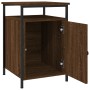 Nachttische 2 Stück braunes Eichensperrholz 40x42x60 cm von vidaXL, Nachttische - Ref: Foro24-825872, Preis: 49,21 €, Rabatt: %