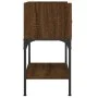 Nightstand 2 pcs oak brown engineered wood 40.5x31x60 cm by vidaXL, Nightstands - Ref: Foro24-825902, Price: 67,17 €, Discoun...