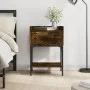 Nachttisch aus geräuchertem Eichenholzwerkstoff, 40,5 x 31 x 60 cm von vidaXL, Nachttische - Ref: Foro24-825897, Preis: 42,11...