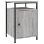 Mesitas de noche 2 uds madera contrachapada gris 40x42x60 cm de vidaXL, Mesitas de noche - Ref: Foro24-825870, Precio: 70,03 ...