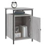 Mesitas de noche 2 uds madera contrachapada gris 40x42x60 cm de vidaXL, Mesitas de noche - Ref: Foro24-825870, Precio: 70,03 ...