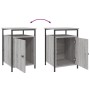 Mesitas de noche 2 uds madera contrachapada gris 40x42x60 cm de vidaXL, Mesitas de noche - Ref: Foro24-825870, Precio: 70,03 ...