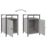 Nachttische 2 Stück graues Sperrholz 40x42x60 cm von vidaXL, Nachttische - Ref: Foro24-825870, Preis: 69,27 €, Rabatt: %