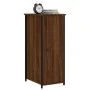 Mesita de noche madera de ingeniería marrón roble 32x42x80 cm de vidaXL, Mesitas de noche - Ref: Foro24-825971, Precio: 44,55...