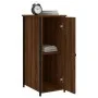 Mesita de noche madera de ingeniería marrón roble 32x42x80 cm de vidaXL, Mesitas de noche - Ref: Foro24-825971, Precio: 44,55...