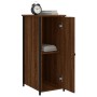 Oak brown engineered wood bedside table 32x42x80 cm by vidaXL, Nightstands - Ref: Foro24-825971, Price: 45,13 €, Discount: %