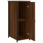 Mesita de noche madera de ingeniería marrón roble 32x42x80 cm de vidaXL, Mesitas de noche - Ref: Foro24-825971, Precio: 44,55...